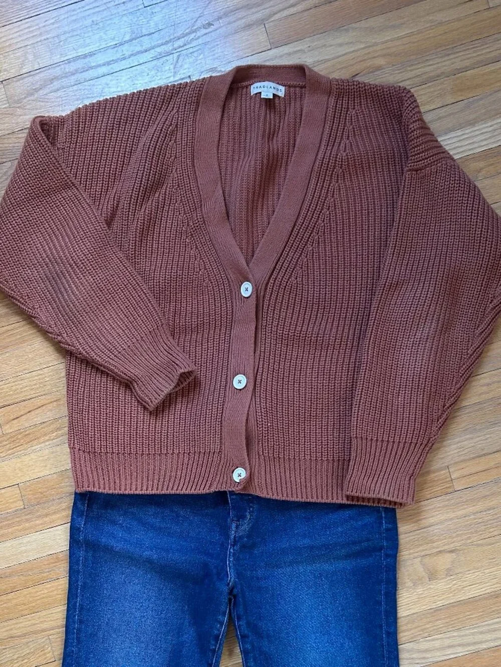 Tradlands Shelter Cardigan Sienna Sz S
